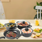 13PCS Non-Stick Pots and Pans Set