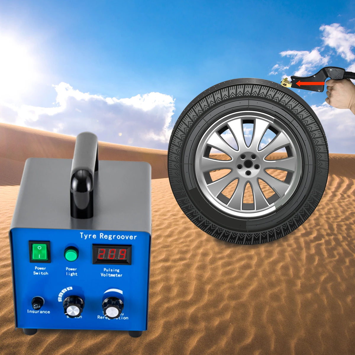 Tire Groover Machine