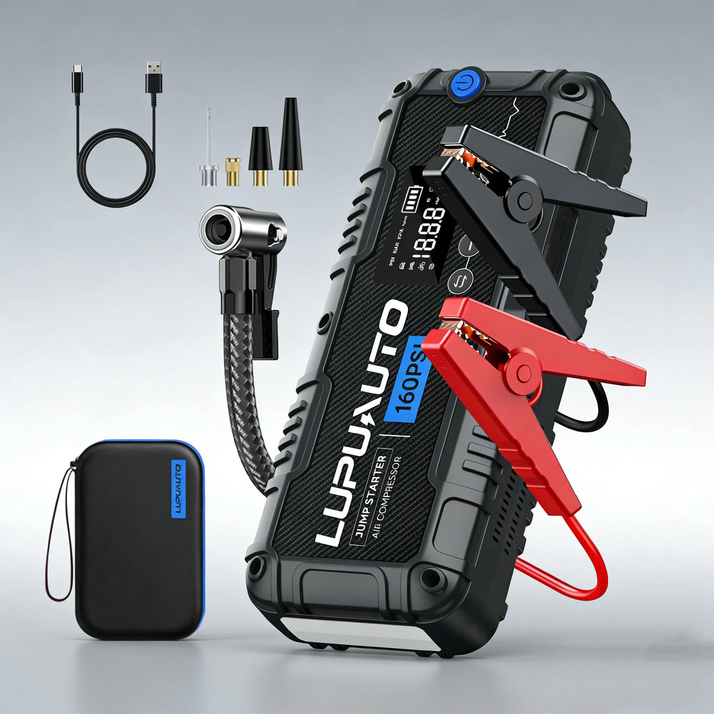 4 In 1 Car Jump Starter/Air Compressor