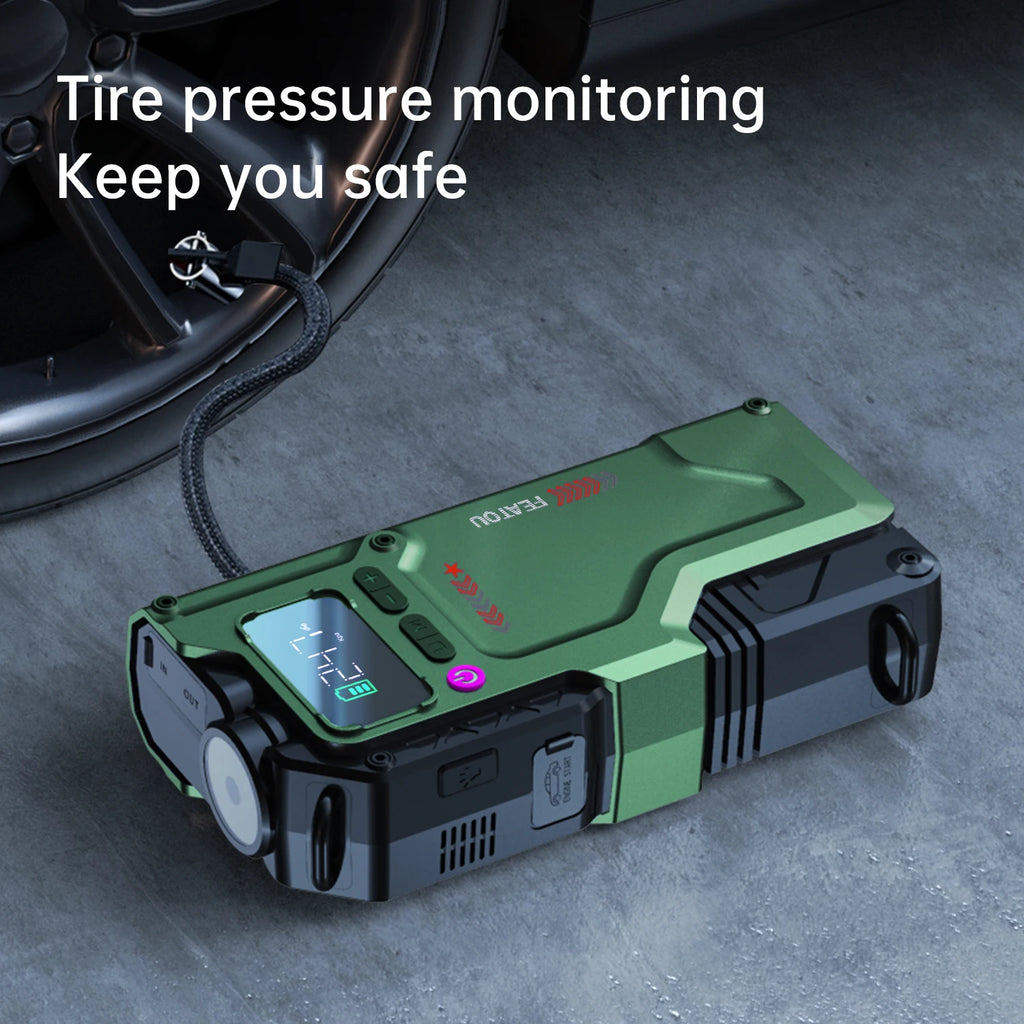 Jump Starter With Air Compressor