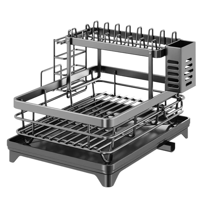Adjustable Stainless Steel Dish Rack