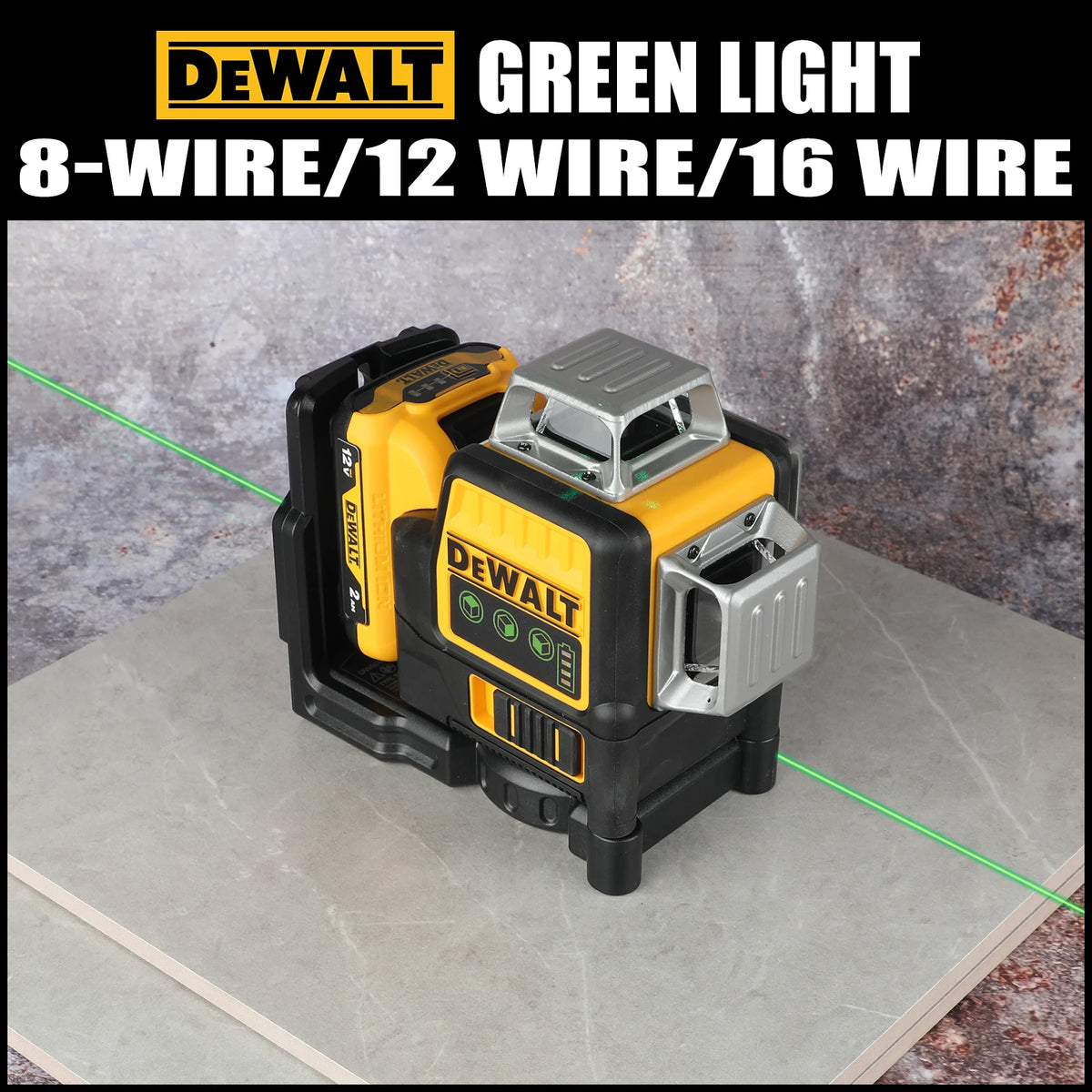 12V Green Light Laser Level