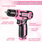 12V Power Cordless Drill