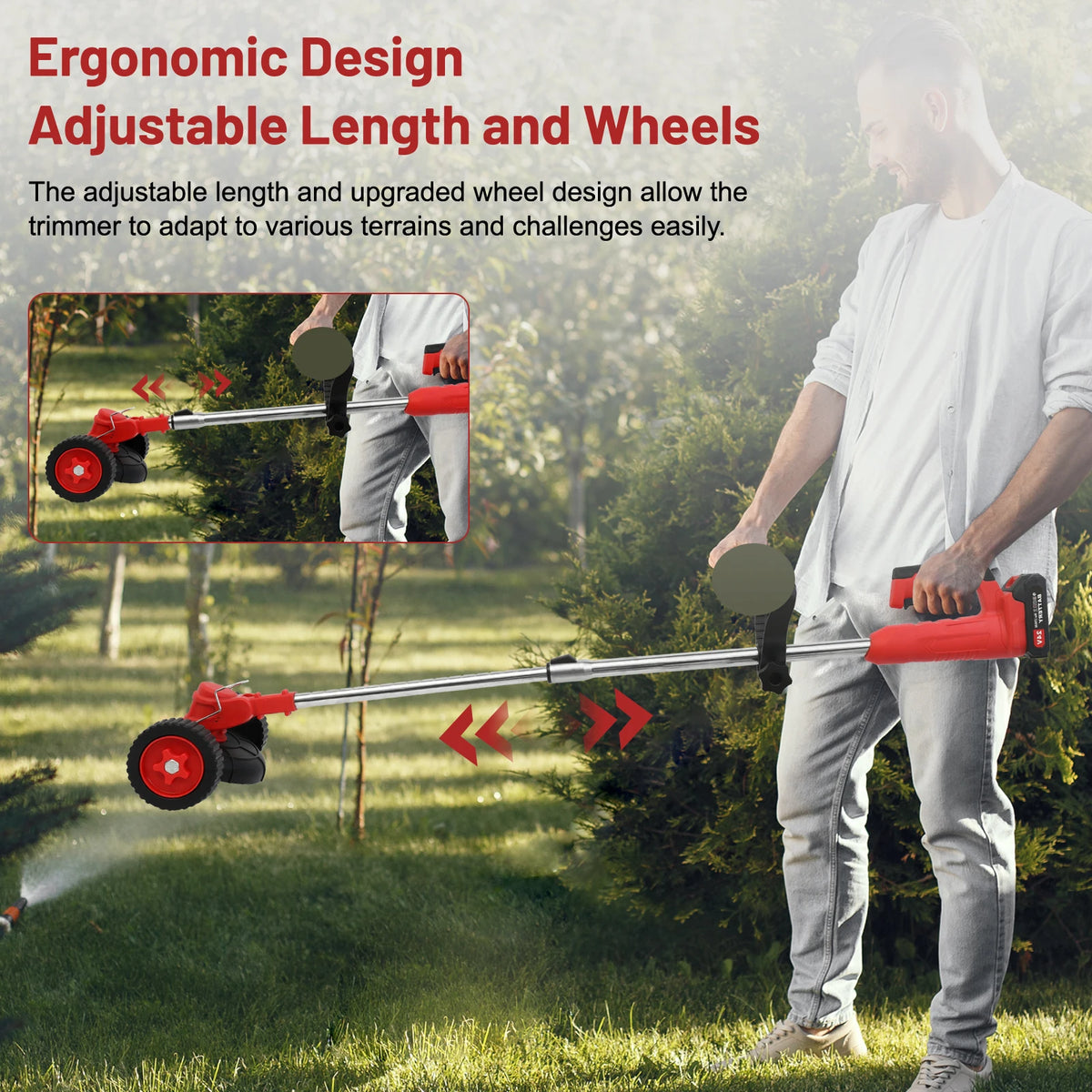 3-in-1 Cordless Grass Trimmer