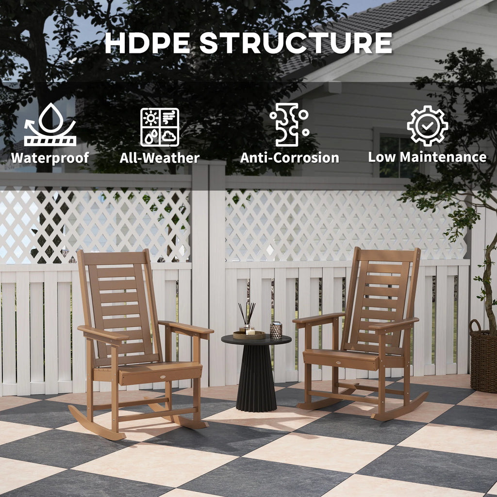 2 Outdoor Rocking Chairs