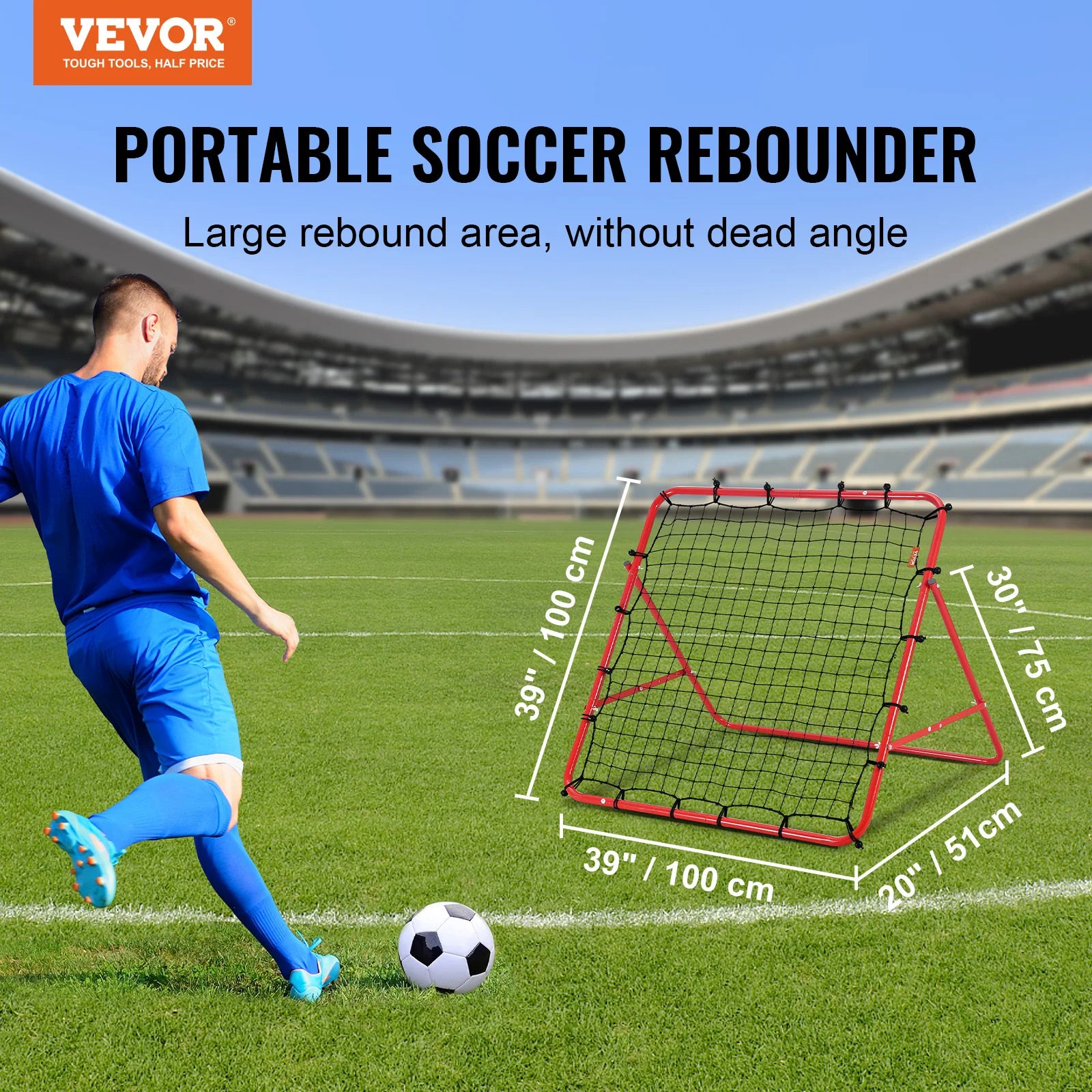 Portable Soccer Rebound Net