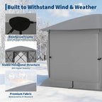 13FT Pop Up Gazebo 6-Sided Outdoor Canopy