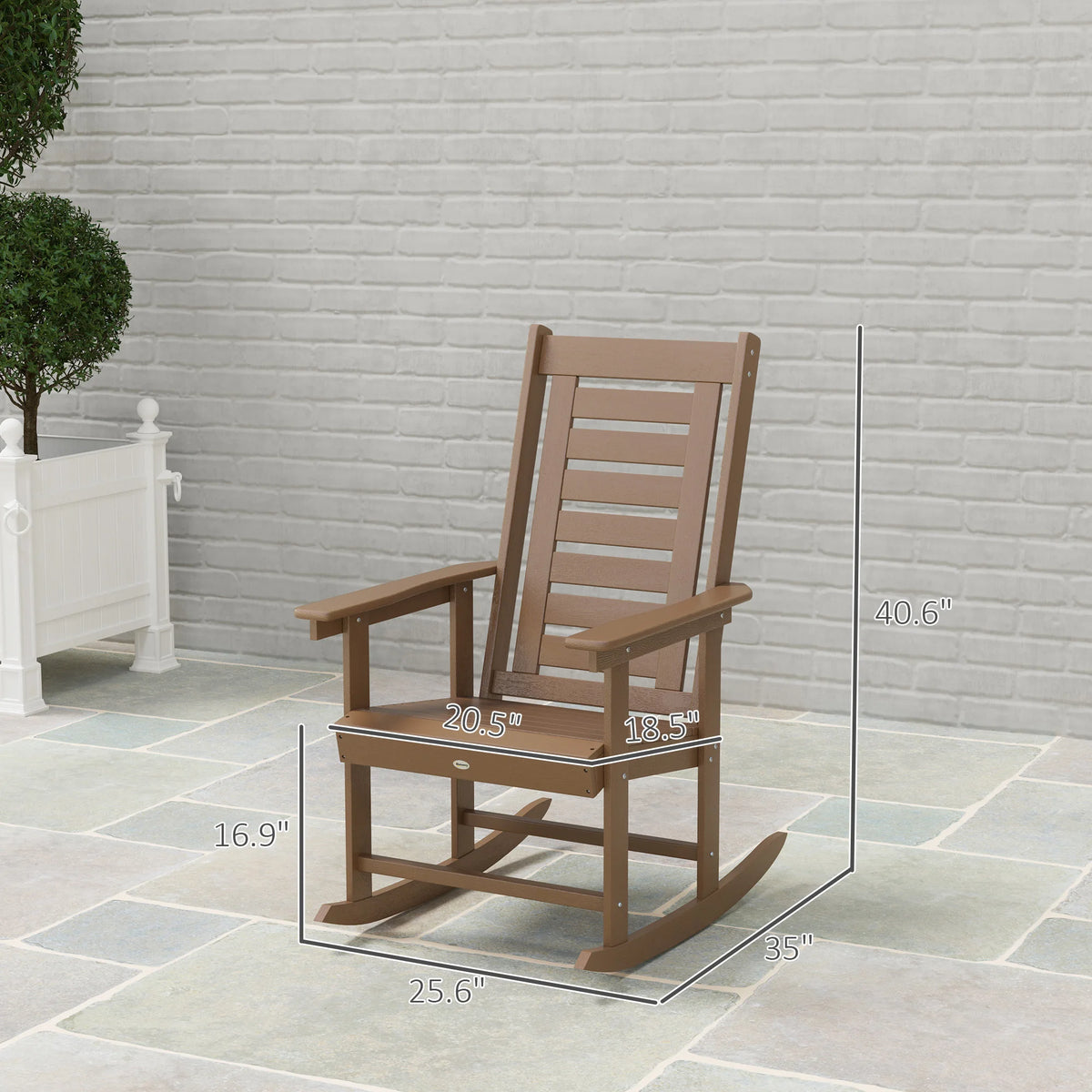 2 Outdoor Rocking Chairs