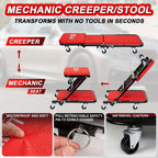 2-in-1 Foldable Rolling Creeper