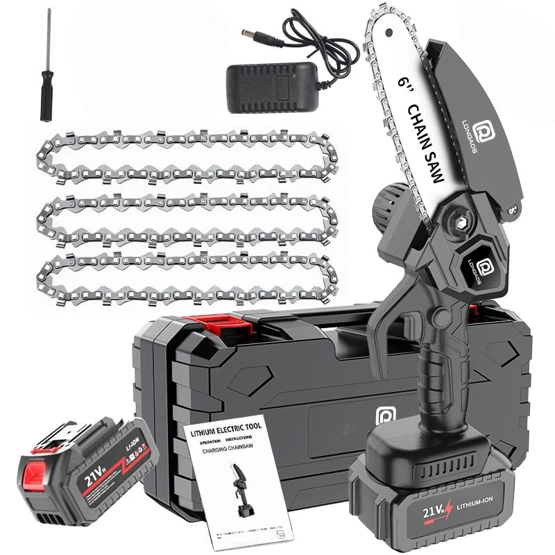 6-Inch Mini Chainsaw