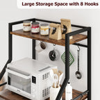 Kitchen Bakers Rack Microwave Oven Stand