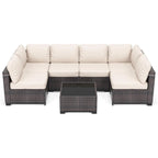 7-Piece Modular Outdoor Furniture Set