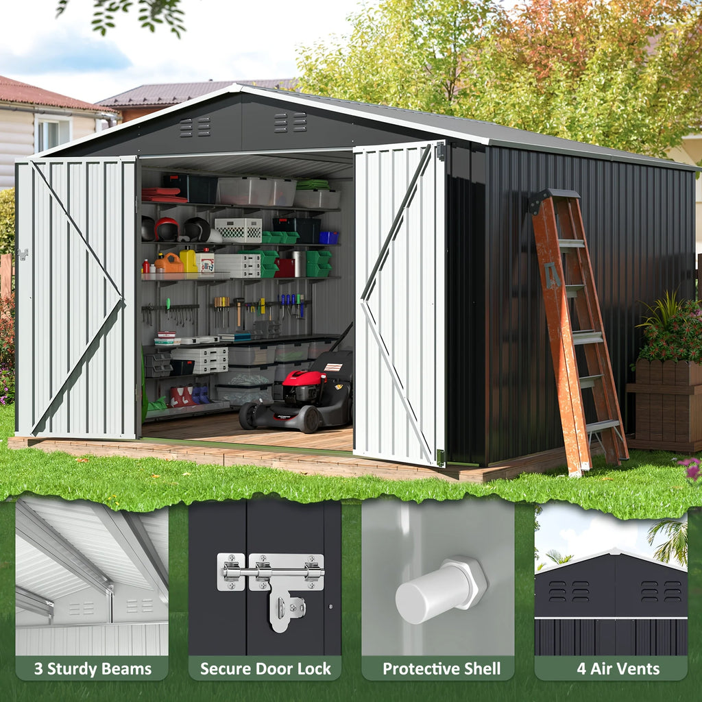 10x10 FT Outdoor Storage Shed