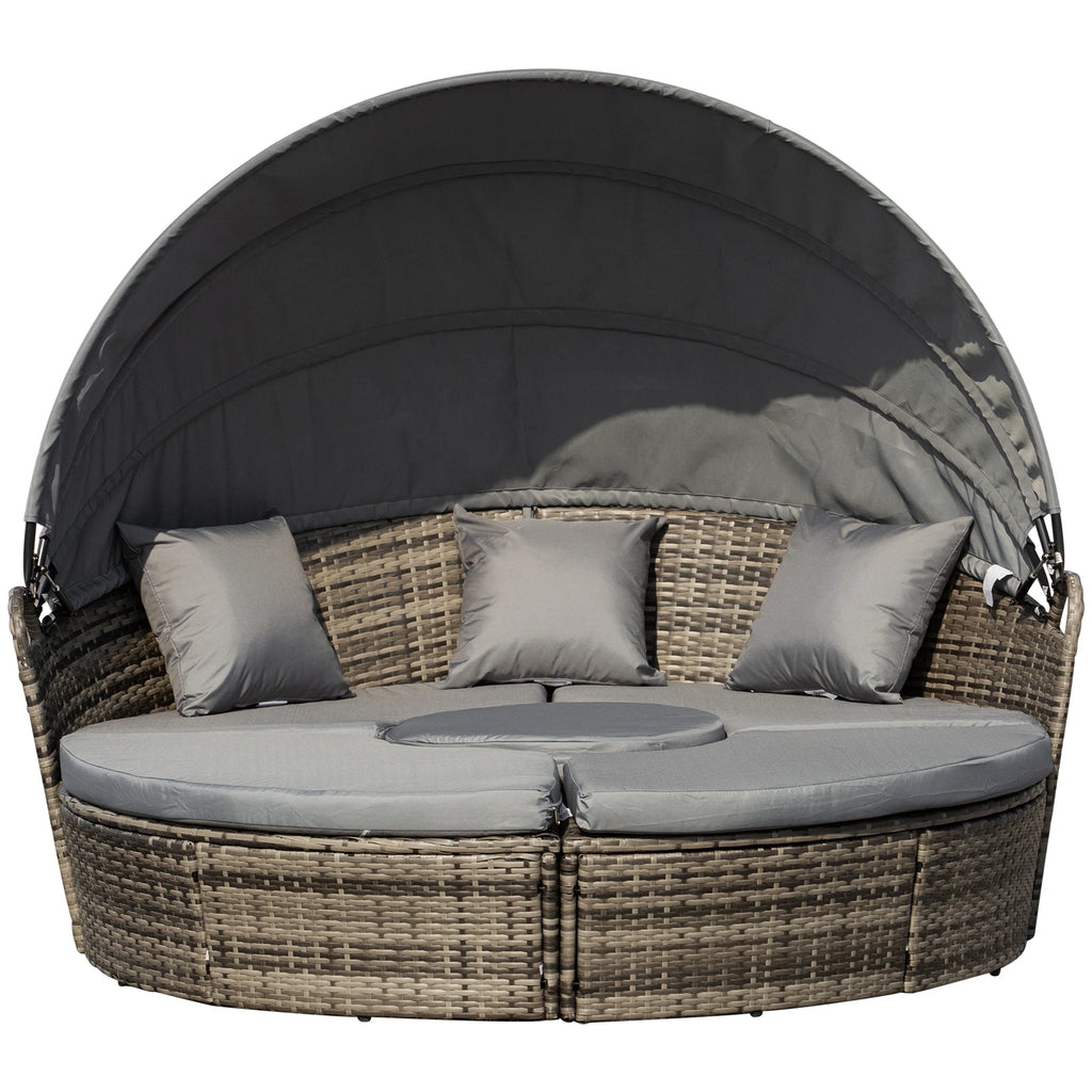 4 pc Outdoor Convertible Daybed