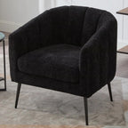 Ivory Chenille Loveseat