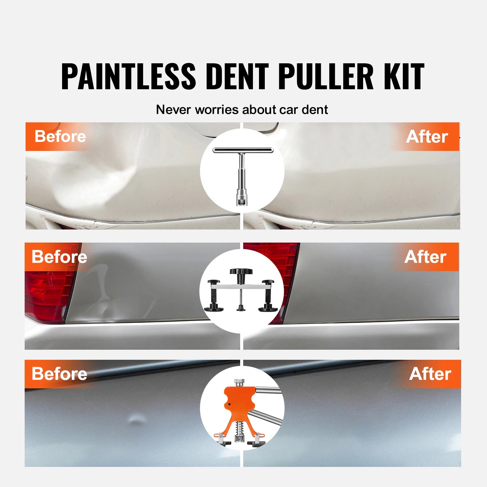 107 PCS Paintless Dent Removal Kit