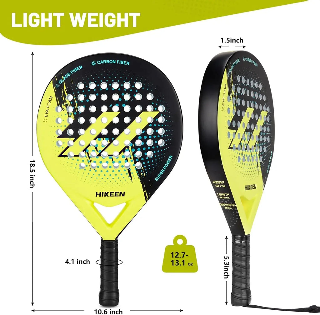 Lightweight Paddle Racket with 3 Tennis Balls