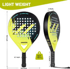Lightweight Paddle Racket with 3 Tennis Balls