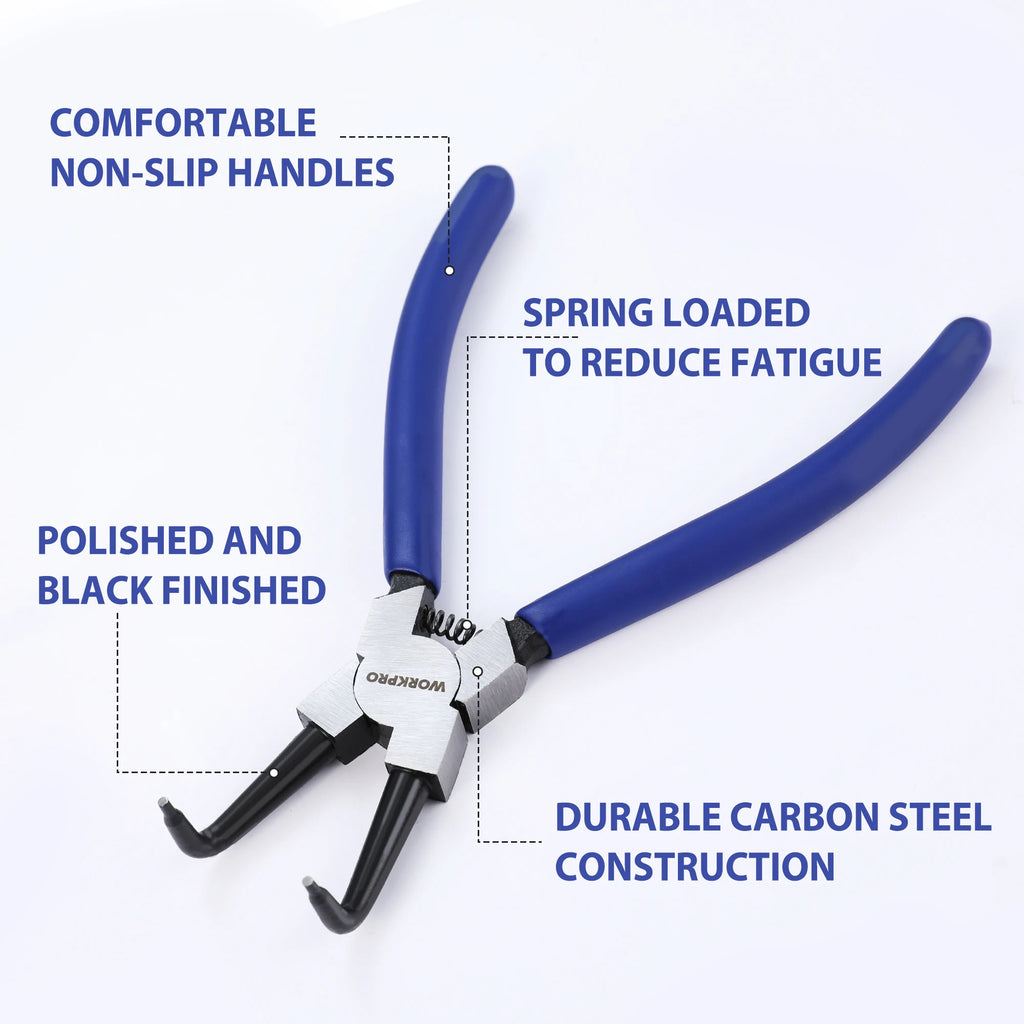 4-Piece Snap Ring Pliers Set