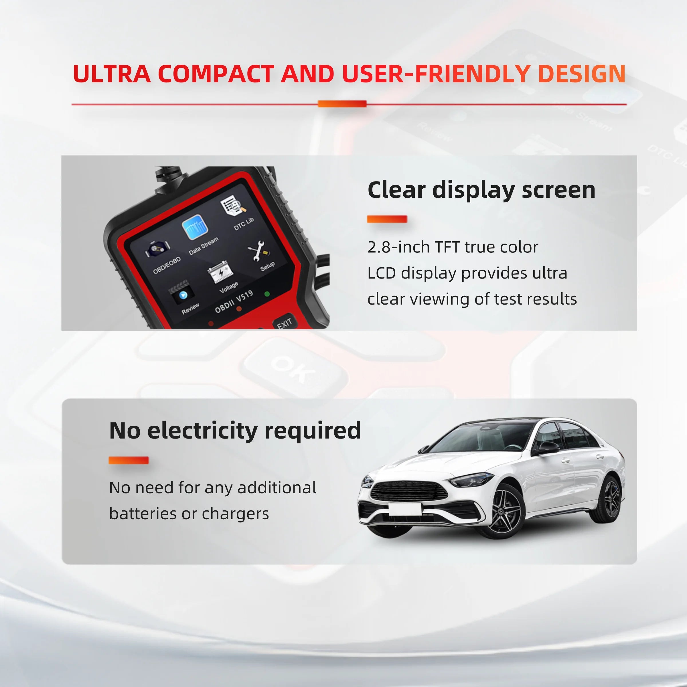 V519 Car Diagnostic Scanner