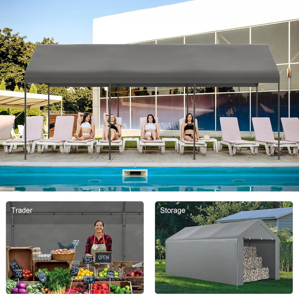 10x20 Heavy Duty Portable Carport