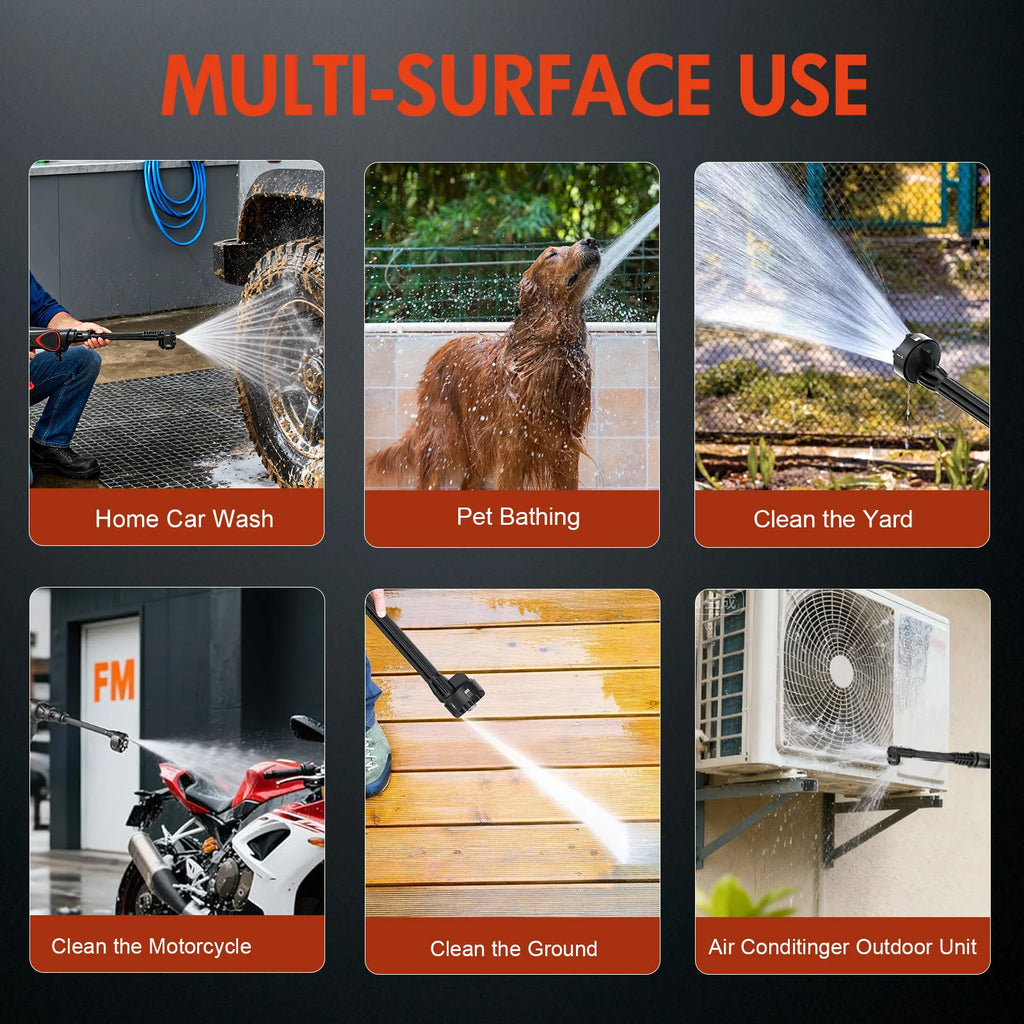 21V Portable Cordless Pressure Washer
