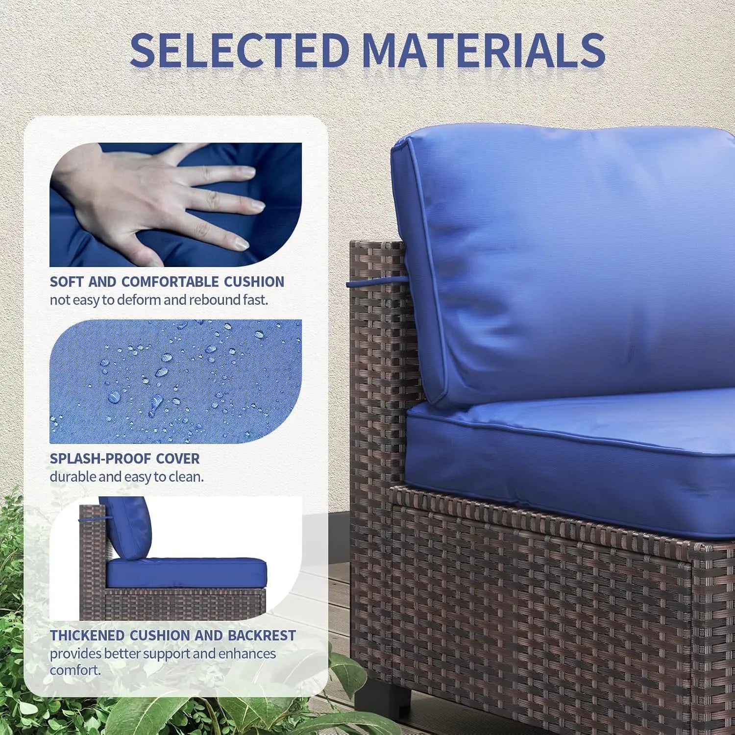 7-Piece Modular Outdoor Furniture Set