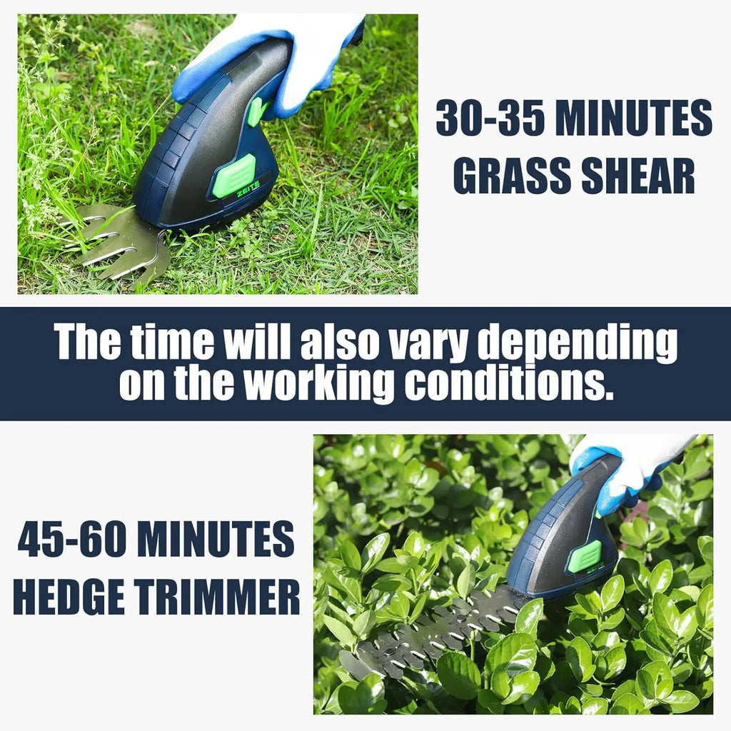 2-in-1 Cordless Grass Shear & Shrub Trimmer