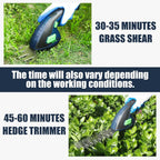 2-in-1 Cordless Grass Shear & Shrub Trimmer