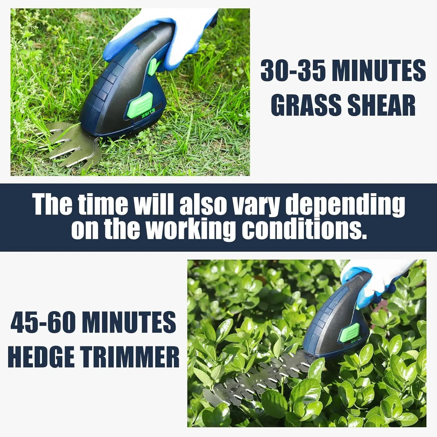 2-in-1 Cordless Grass Shear & Shrub Trimmer