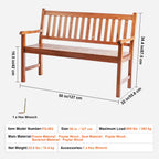 Outdoor Metal Garden Bench