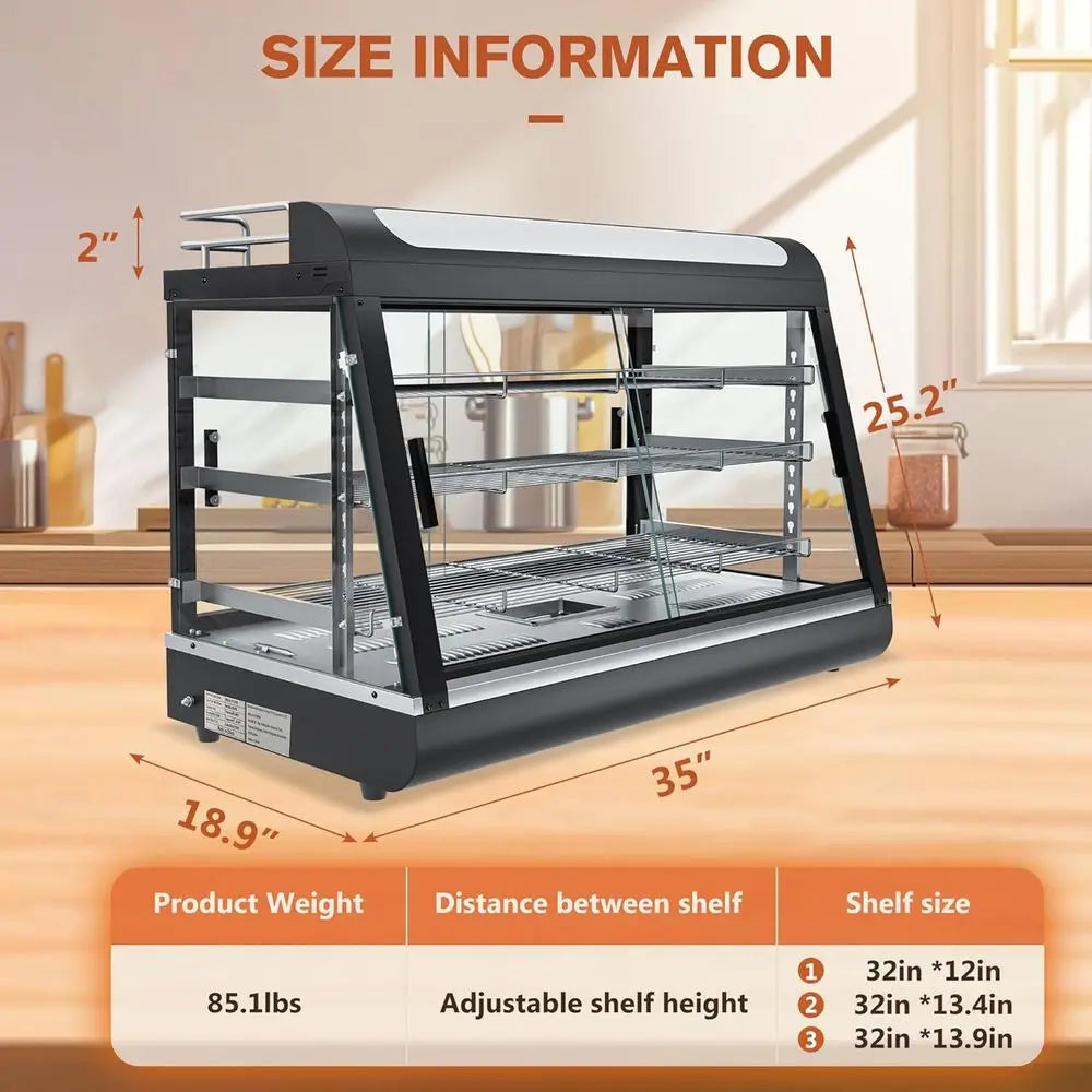 Countertop Food Warmer with top Holder