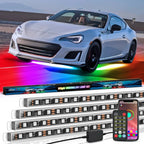 4Pcs  Underglow Neon Accent Strip Lights