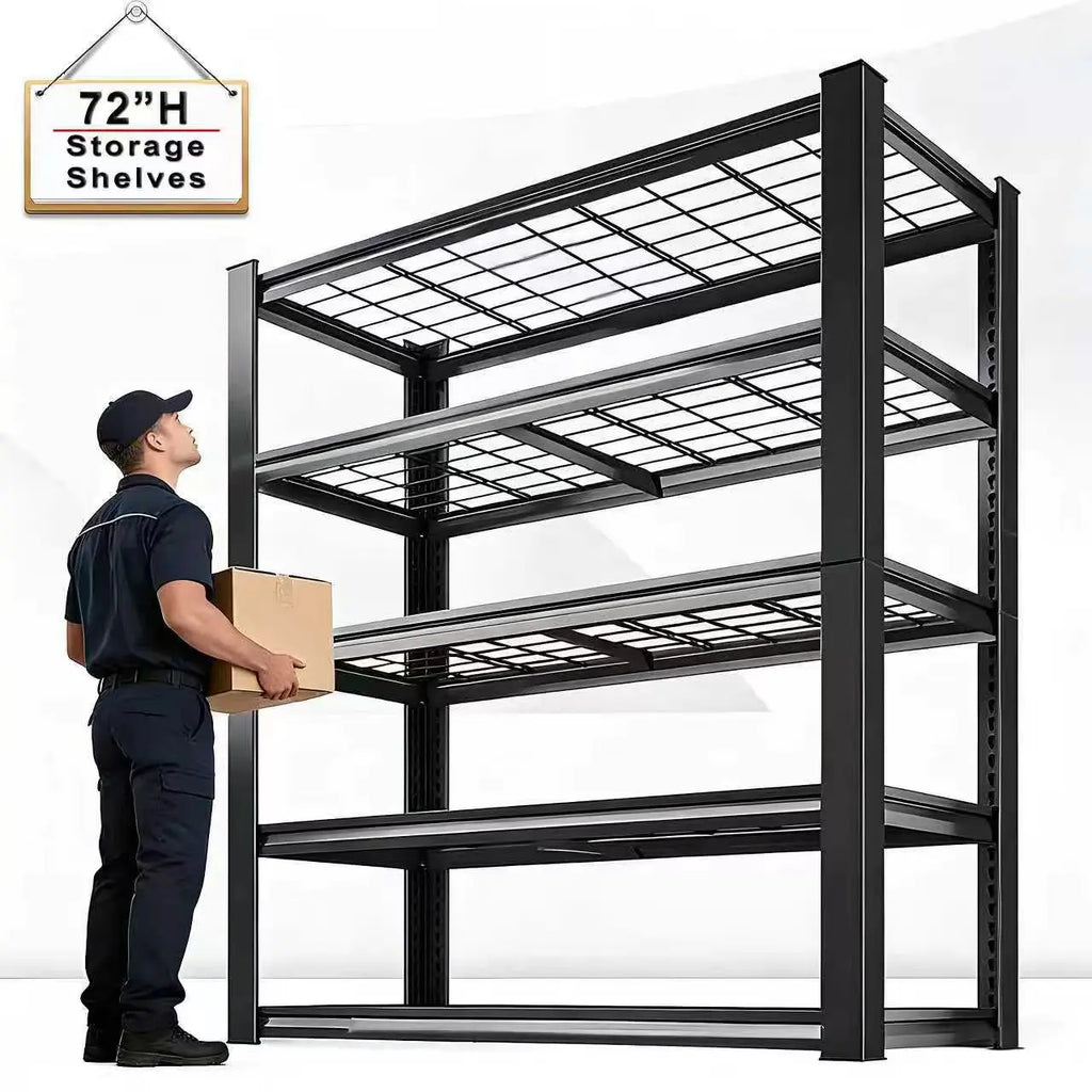 72" Adjustable Metal  Shelving