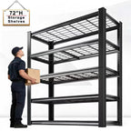 72" Adjustable Metal  Shelving