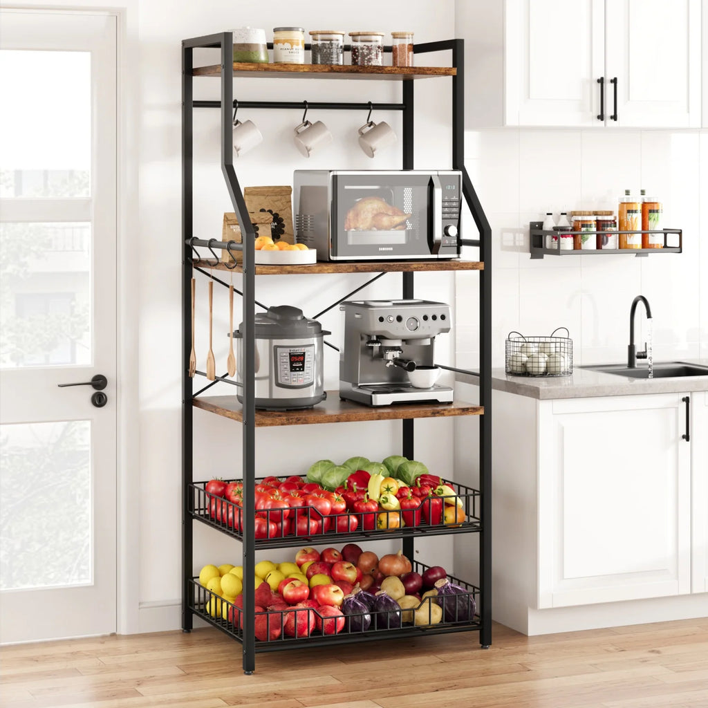 Kitchen Bakers Rack Microwave Oven Stand