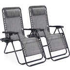 Set Of Two Zero Gravity Recliner Chairs
