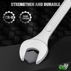 30-Piece Combination Wrench Set, Metric and SAE