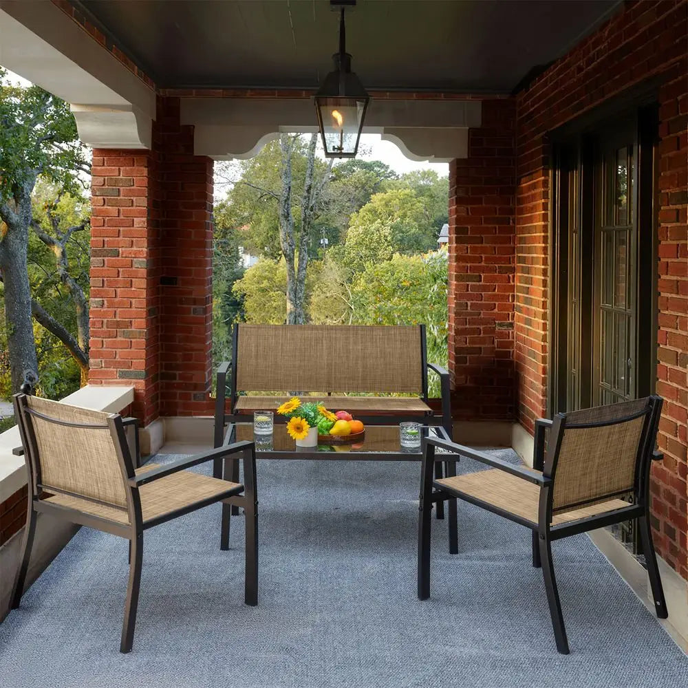 4 Piece Poolside Patio Furniture Set