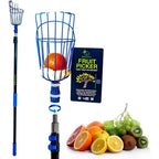 Telescoping Fruit Picker with 20+ Foot Reach