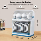 2-Tier Dish Drying Rack with Drain Board