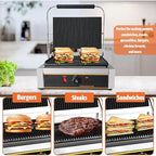 Commercial Panini Press Grill