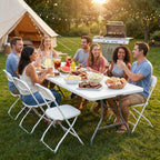 6 or 8 FT Portable Folding Table