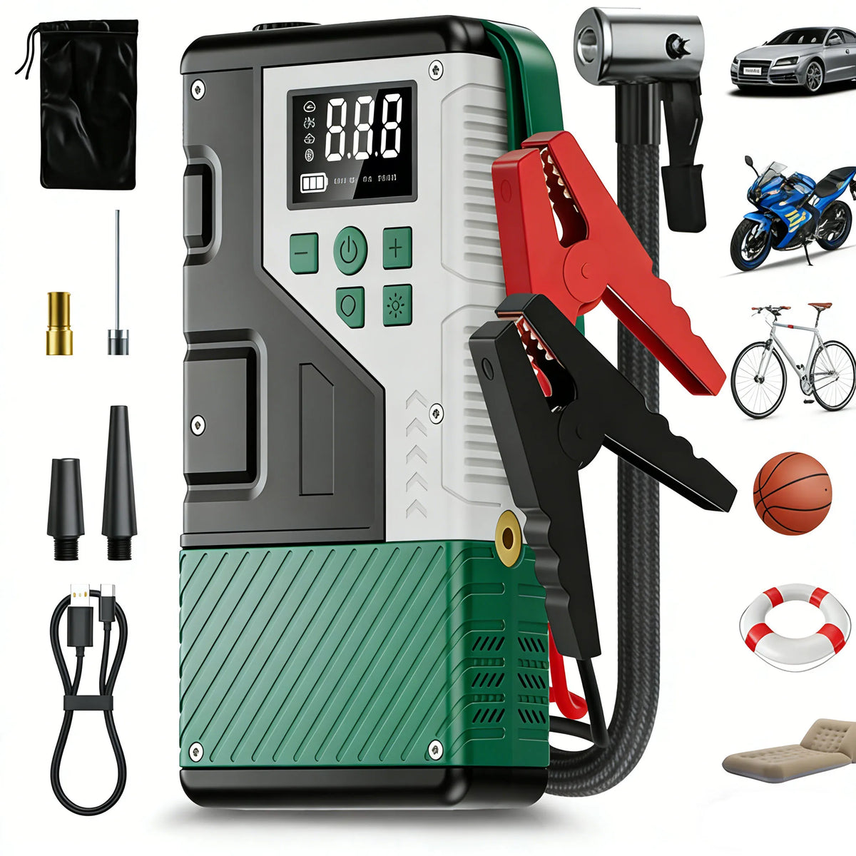 150PSI  Air Compressor/ Jump Starter