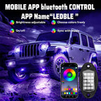 Universal 4 Pods RGB Car LED Rock Lights