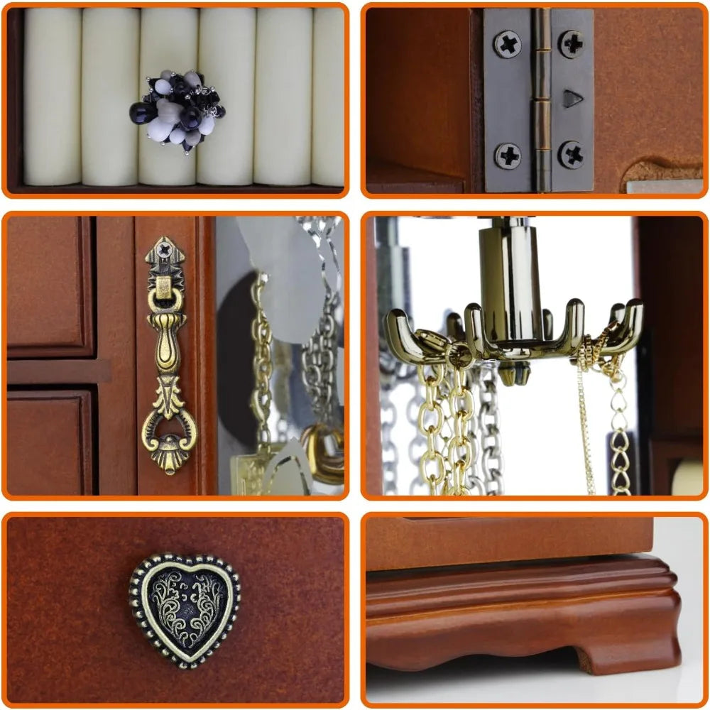 Solid Wooden Jewelry Box