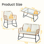 Outdoor Wicker Patio Furniture Set