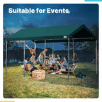 10x20 ft Heavy Duty Carport Canopy