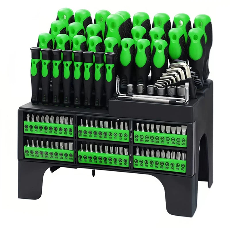 Screwdriver Set Insulated Magnetic Screwdrivers 100 pcs