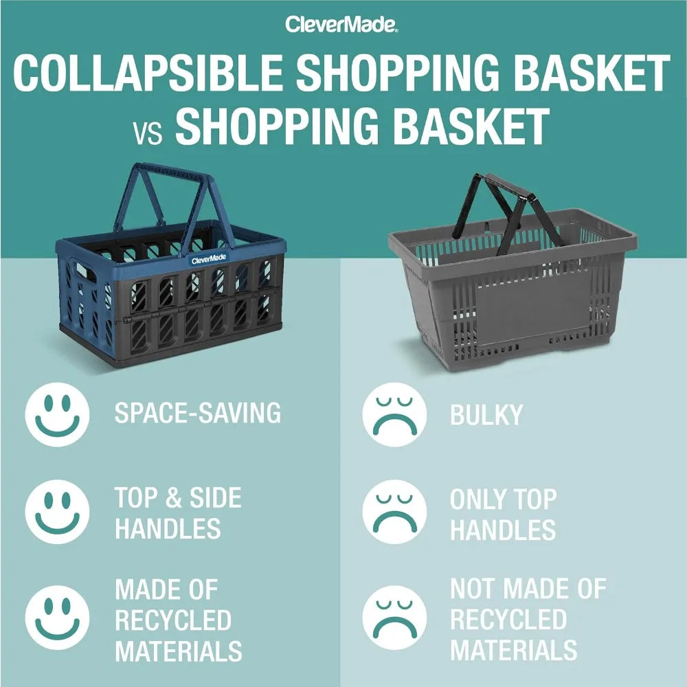 Collapsible Shopping Basket